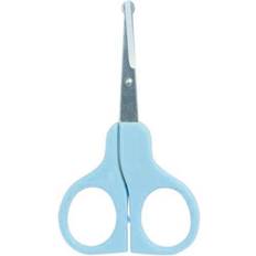 Nagelpflege Büttner-Frank BABYSCHERE 9 cm gebogen blau