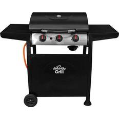 Ruote Barbecue Elettrici Dellonda 3 Burner Gas BBQ Grills