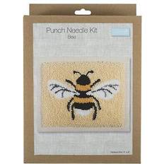 Punch Needle Kit Bee MultiColoured