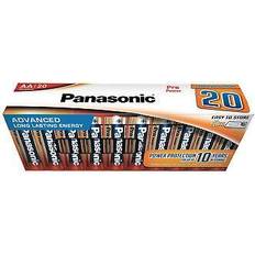 Batteri 1.5 volt Panasonic LR6PPG/20CB AA Batterie, Alkaline, 1.5 Volt