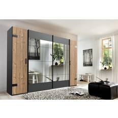 WIMEX Norris 2 Door Sliding Oak Wardrobe