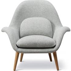 Fredericia Furniture Fauteuils Fredericia Furniture Swoon Lounge Fauteuil