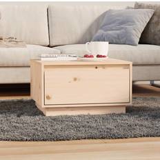vidaXL Massivt Fyrretræ 55 x 56 x 32 cm Sofabord