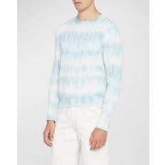 Amiri Blue Repeat Sweater BLUE-COTTON CASHMERE