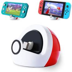 Nintendo switch charging dock Nintendo Antank Charging Stand for Switch and Switch Lite Type-c Port Charge Dock Station no Projection Mini Compact