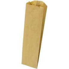 GEN Grocery Pint-Sized Paper Bags for Liquor Takeout, 35 lb Capacity, 3.75' x 2.25' x 11.25' Kraft, 500 Bags 40032