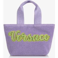 Versace Väskor Versace Logo Embroidered Terry Cloth Handbag