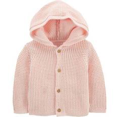 Babies Cardigans Children's Clothing Carter's Baby's Hooded Cardigan - Pink