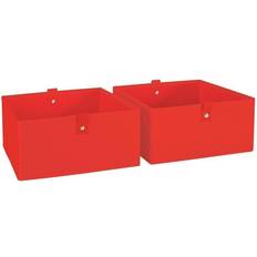 Kids 2pcs 105in W x 5in H Folding Storage Bin Set Red