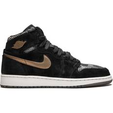 Nike Jordan 1 Retro High GS - Black/Metallic Field/Light Bone