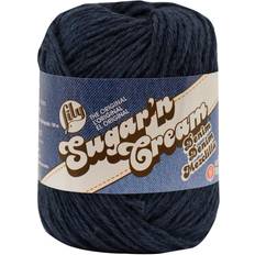 Yarn & Needlework Supplies Lily Sugar n Cream The Original Yarn Indigo 2.5oz71g Medium Cotton