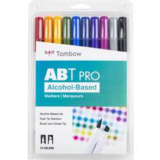 Tombow Markers Tombow ABT PRO Alcohol-Based Markers, Bold Palette, 10-Pack