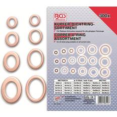 BGS Technic Kobber Pakningsringesortiment 5-28mm 300 Dele