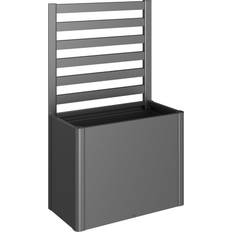 Spaljé 1 Del 1m Sida Storlek 100 Metallic Mörkgrå