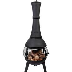 Esschert Design Chauffe-terrasse En Maille D 42 cm x H 120.5 cm - Noir