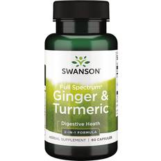 Swanson Gingembre Et Curcuma 60 Caps 60 pcs