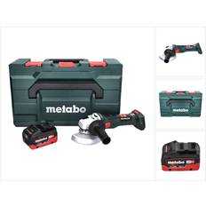 Metabo Batteria Levigatrici Metabo W 18 LT BL 11-125 Batteria 18V 125 mm + 1x Brushless + 1x Batteria 8,0 Ah + X