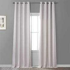 Half Price Drapes Grommet Linen Curtains 50W x 84L