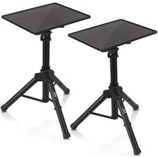 Dj laptop stand Pyle PLPTS2X2 Universal Adjustable Tripod Design DJ Laptop Stand Holder Pair