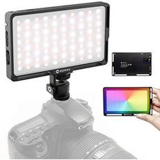 Video camera light Rgb on camera led video light, moman ml9r 2500k-8500k dimmable with built-in