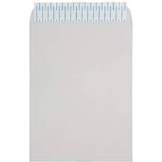 Jam Paper 9 x 12 Catalog Envelopes Light Grey 100/Pack Peel & Seal