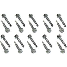 Building Materials Snap-Loc Snap-Loc SLFETM20114 Self-Driller E-Track Metal Screw Fastener Set Zinc Plated