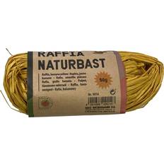 Goedkoop Garens Folia, Geschenkverpackung, Bringmann Naturbast Raffia 50g Bananengelb