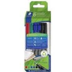 Staedtler OHP pen Lumocolor permanent pen 318 318 C6-1 Red, Blue, Green, Black