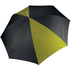 KiMood Unisex Golf Regenschirm Automatische Öffnung - Schwarz Limette
