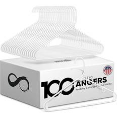 Plastic Coat Hangers 100 Pack