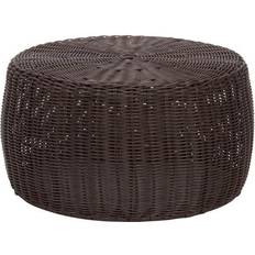 Brown Stools Household Essentials The Curated Nomad Tipton 9-inch Seating Stool