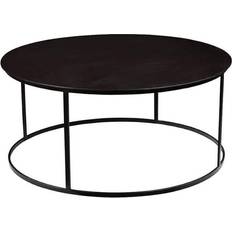 Black metal round coffee table Boraam Black Coffee Table