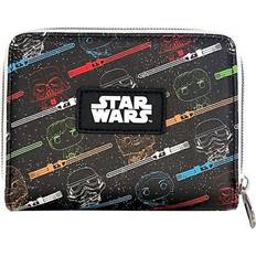 Light saber Star Wars Light Saber Print Zip-Around Wallet