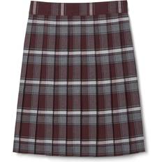 Children's Clothing French Toast Girls Pleated Skirt, Burgundy Plaid, Plus