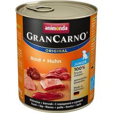 animonda GranCarno Sparepakke: 24 800 Original Junior Okse & Kylling