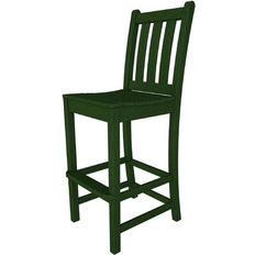 Green Outdoor Bar Stools Polywood TGD102GR Traditional Garden