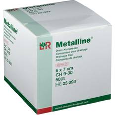 Lohmann & Rauscher Metalline Drænkompres 6 x 7 cm 50 Stk