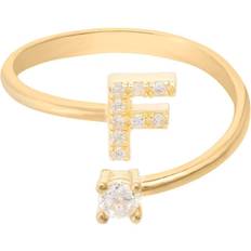 Initial Ring Gold