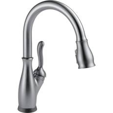 Kitchen Faucets Delta Leland Pull Down Touch Gray