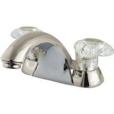 Grey Basin Taps Kingston Brass KB2158LP Naples 4-Inch Brushed Nickel