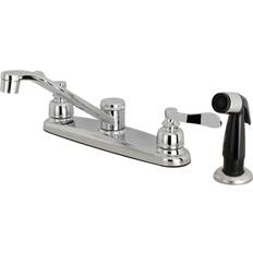 Kingston Brass FB112NFL NuWave French 8-Inch Centerset Kitchen Faucet Grey