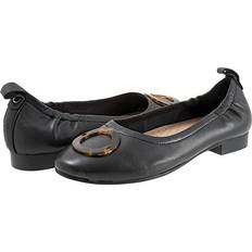 Shoes Trotters Gia Ornament Black Women's Flat Shoes Black B