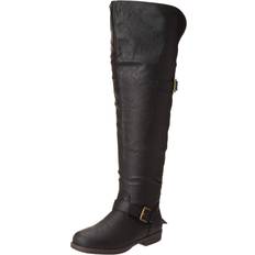 Foam High Boots Journee Collection Women's Knee Boots, Black