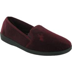 Men - Red Slippers Mirak Wine Stag Slipper