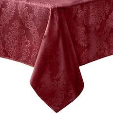 Tessili Elrene Home Fashions Barcelona Jacquard Damask Oblong Tablecloth 70 x 52 Tovaglia Rosso