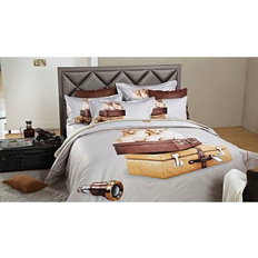 Mela Best Friends Duvet Cover Brown, White (243.84x)