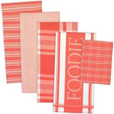 Orange Kitchen Towels DII Everyday Collection Kitchen Towel Orange, Pink