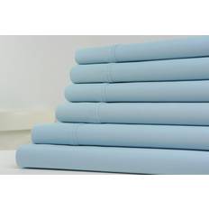 Kathy Ireland 1200 Count Bed Sheet Black, Blue (259.08x)