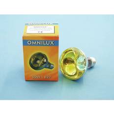 Omnilux Eurolite 9210400U Halogeen-lamp E27 Reflector 60 W Geel 1 stuk(s)