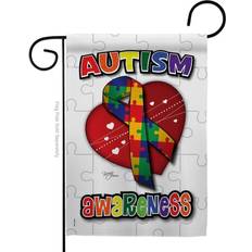 Cheap Garden Ornaments Breeze Decor 65085 Autism Awareness 2-Sided Impression Garden